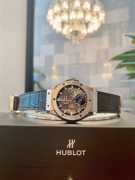 hublot moonphase 42mm|hublot moonphase titanium 42.